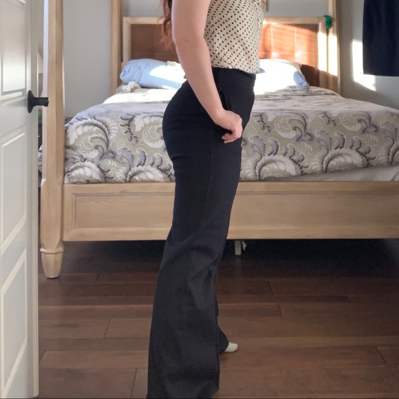 Pinup Couture Denim - PUG Empire waist trousers stretch denim- NWOT